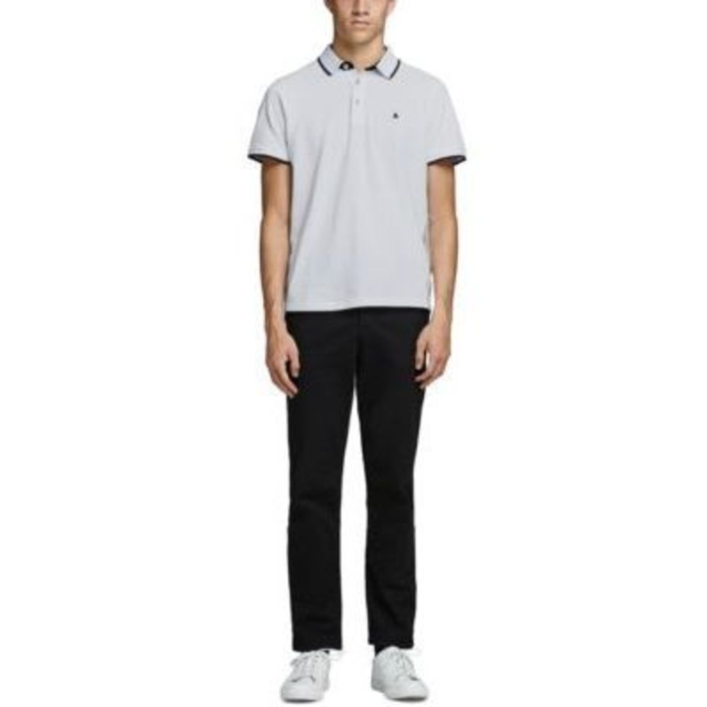Jack & Jones Men's Paulos Regular-Fit Tipped Pique Polo Shirt
